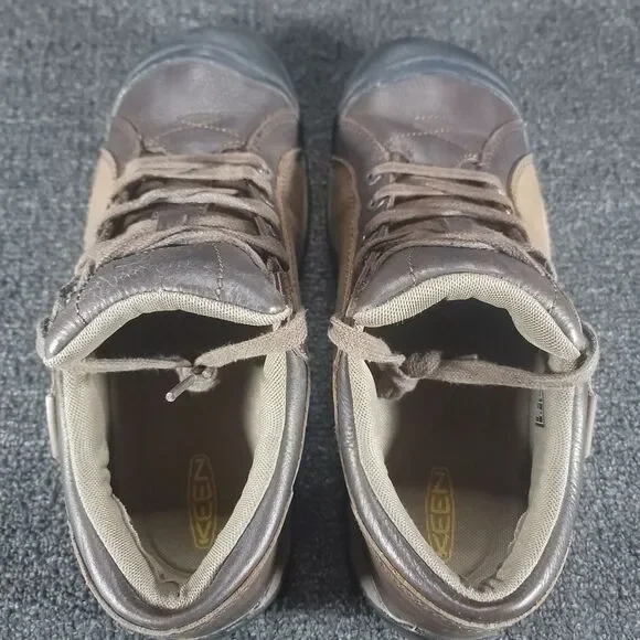 Keen Briggs Womens 9.5  Hiking Shoes Cascade Brown Leather Lace Up Walking - Picture 5 of 9